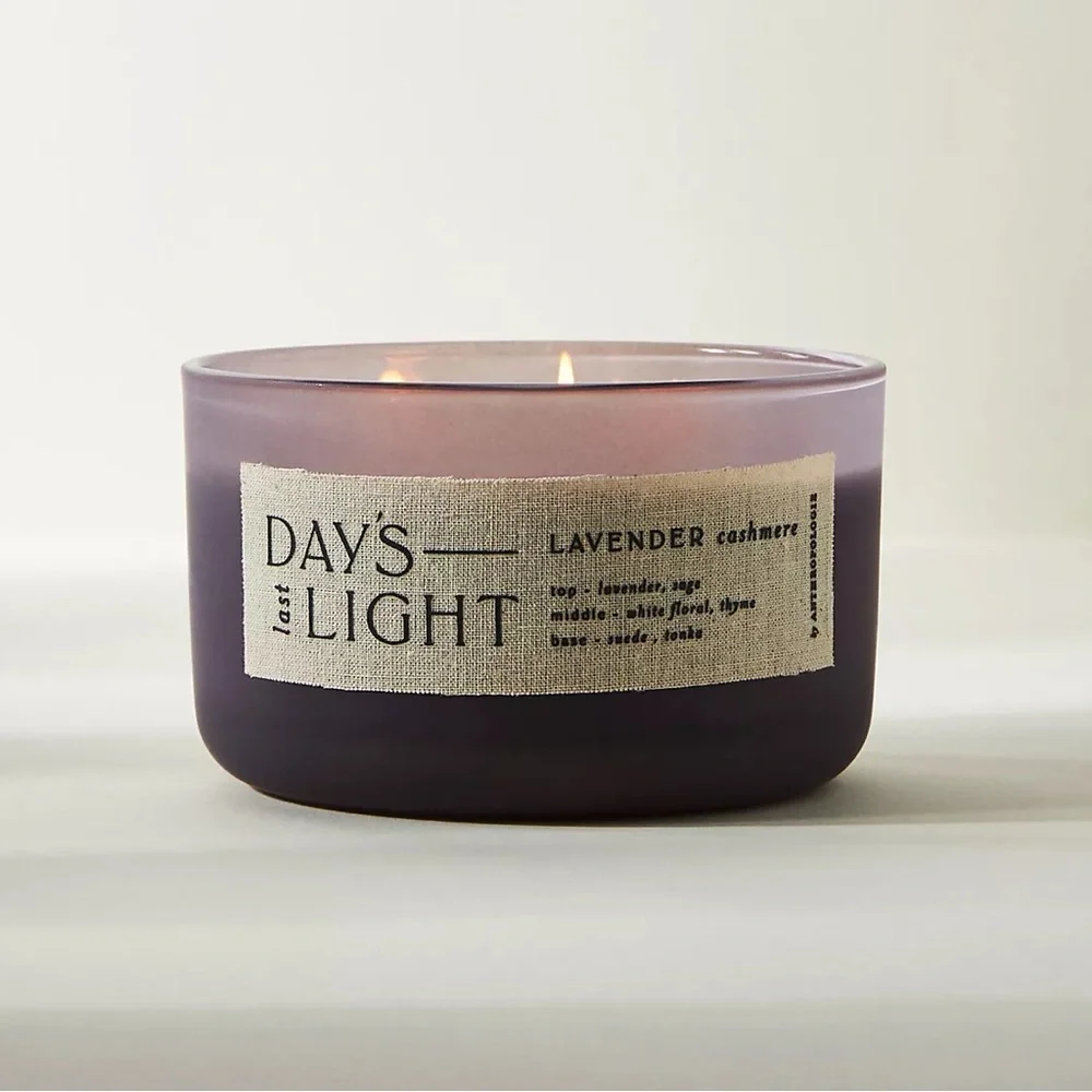 Anthropologie Day's Last Light Glass Boxed Candle_7